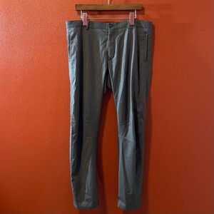 Lanvin Men’s Cashmere Virgin Wool Charcoal Biker Ankle Zip Trouser Dress Pants